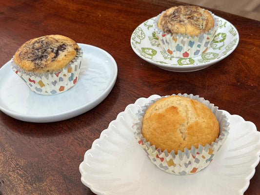Almond Muffins Several Ways