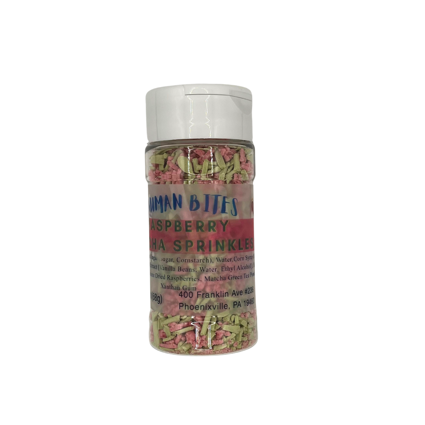 Raspberry Matcha Sprinkles